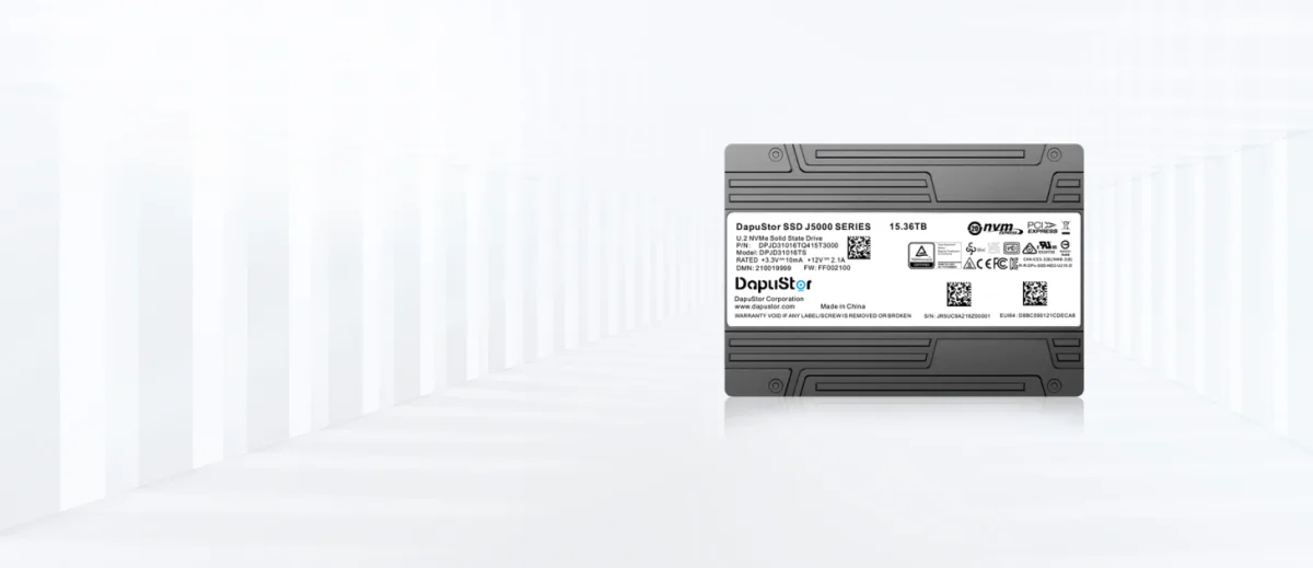 New DapuStor SSD pairs high-capacity QLC with a permanent pSLC region — trades 6% to 20% of its QLC capacity for more than 7x faster random writes