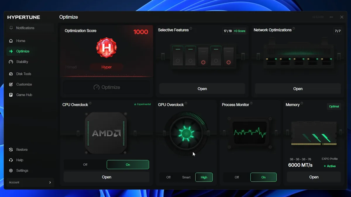 Intel-backed auto-overclocking tool Hypertune optimizes individual systems, not test profiles — tool claims FPS improvement of up to 60% on Intel-based systems